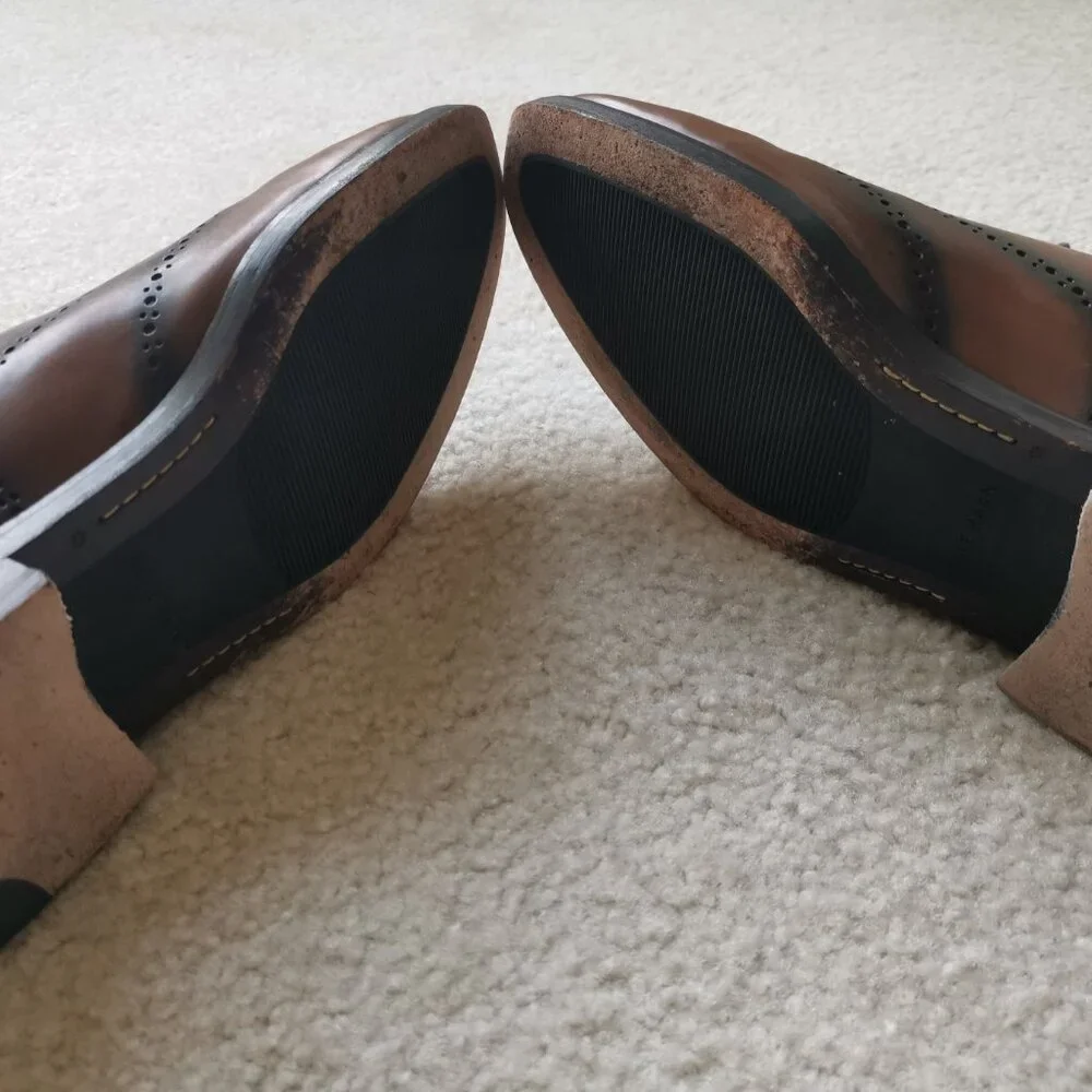 Cole Haan Preston Wholecut Oxford Wingtip - Color Chestnut - Size 10 Very nice! - Picture 6 of 7